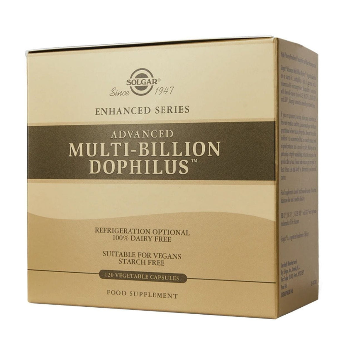 Solgar Advanced Multi-Billion Dophilus, Probiotic - 120 Capsules