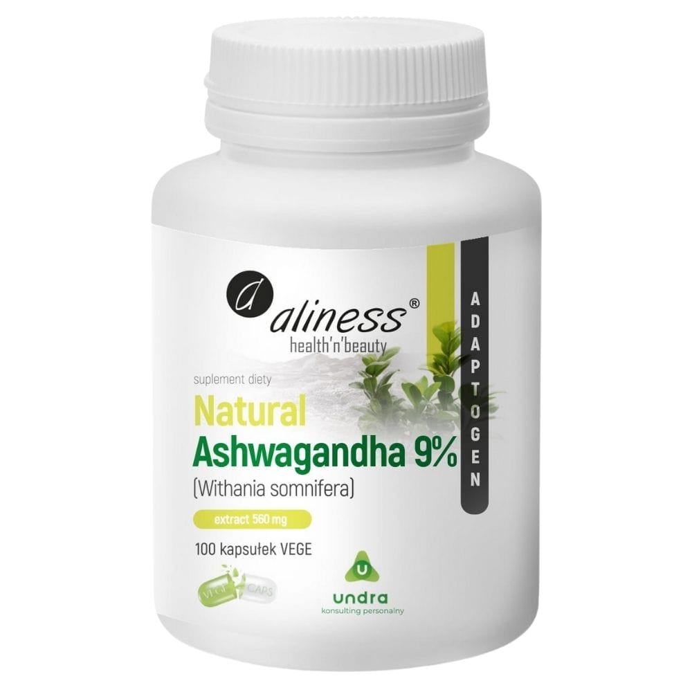 Alines Natural Ashwaganda 560 mg - 100 Capsules