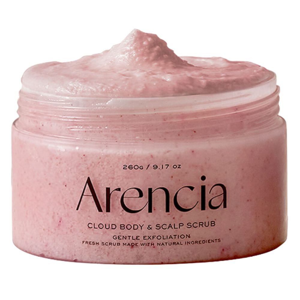 Arencia Fresh Cloud Body & Scalp Scrub, Lavender and Pear - 260 g