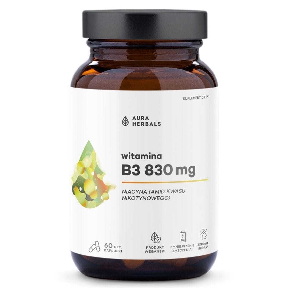 Aura Herbals Vitamin B3 415 mg - 60 Capsules