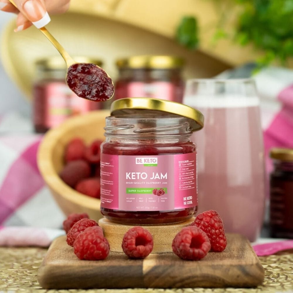 BeKeto Keto Jam, Super Raspberry - 200 g