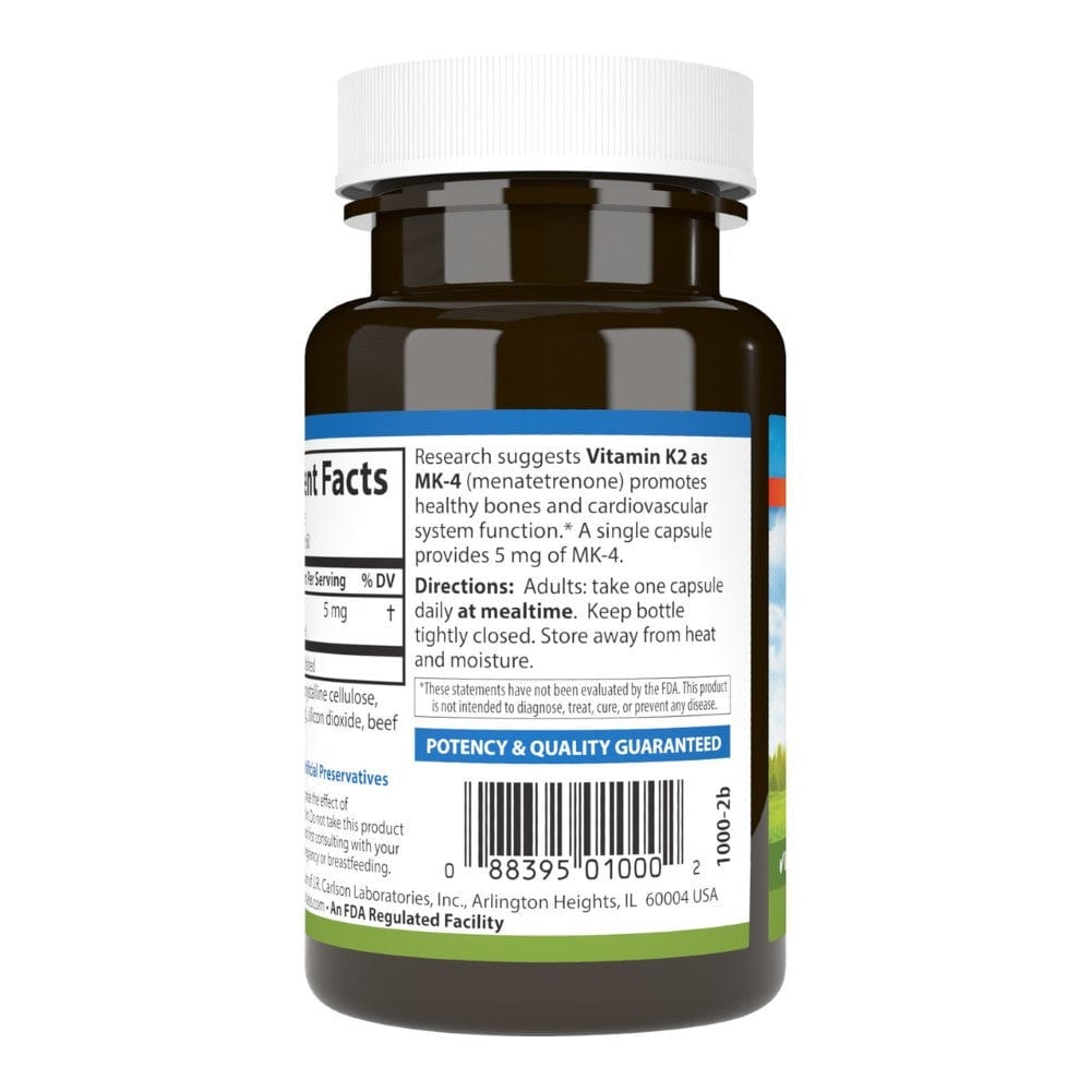 Carlson Labs Vitamin K2 (MK-4) 5 mg - 60 Capsules