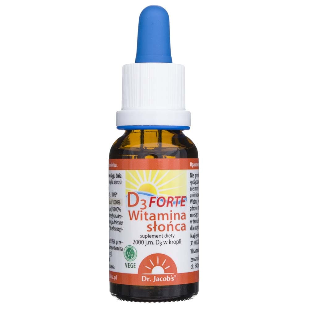 Dr. Jacob's Vitamin D3 FORTE, drops - 20 ml