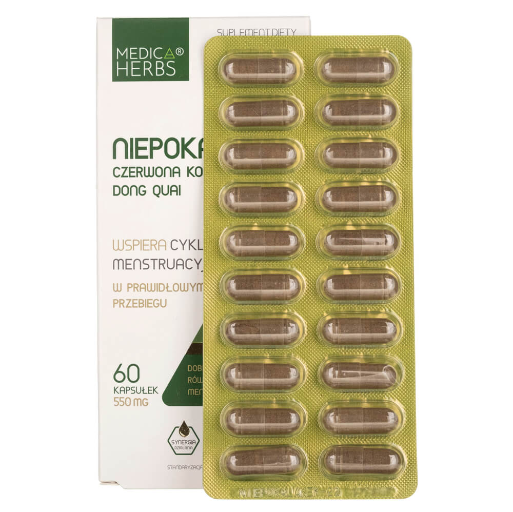 Medica Herbs Chasteberry Red Clover Dong Quai - 60 Capsules