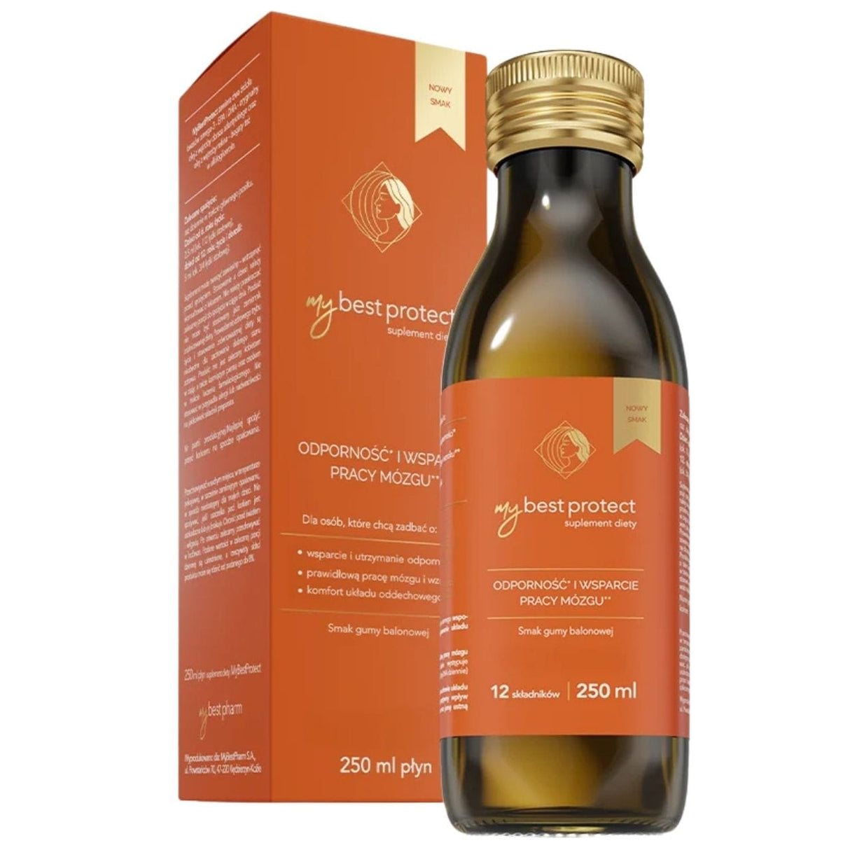 MyBestPharm MyBestProtect Oil, Bubble Gum - 250 ml