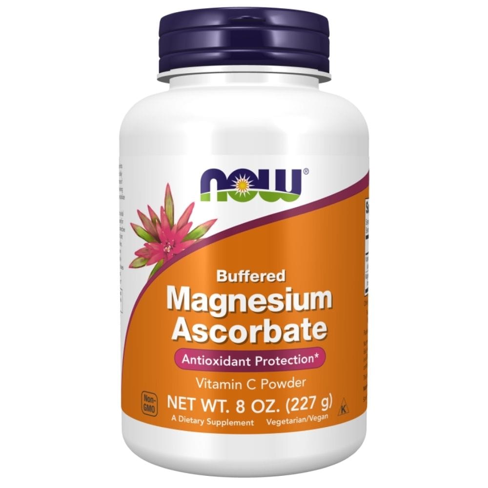 Now Foods Magnesium Ascorbate with Vitamin C Powder - 227 g