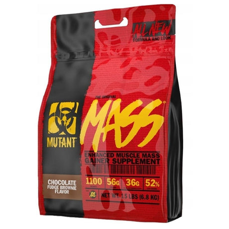 PVL Mutant Mass Gainer, Chocolate Fudge Brownie - 6800 g