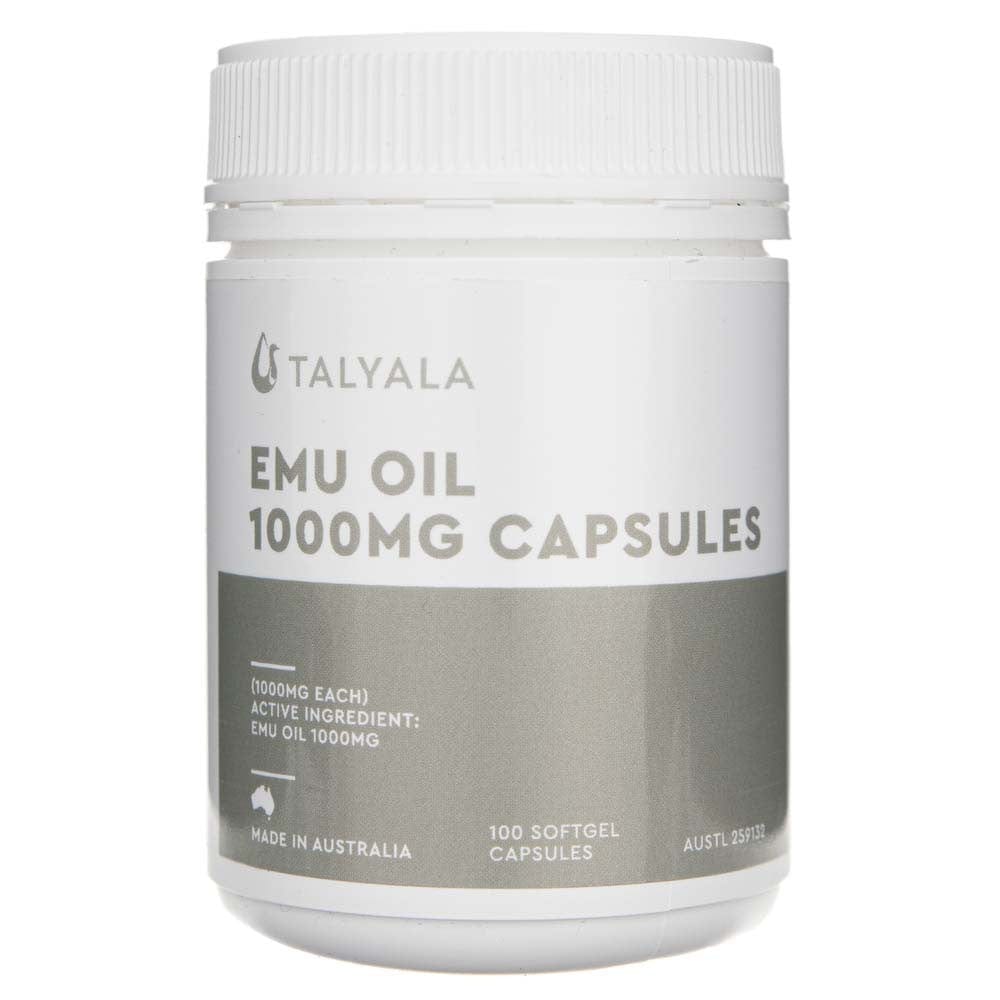 Talyala Emu Oil 1000 mg - 100 Capsules