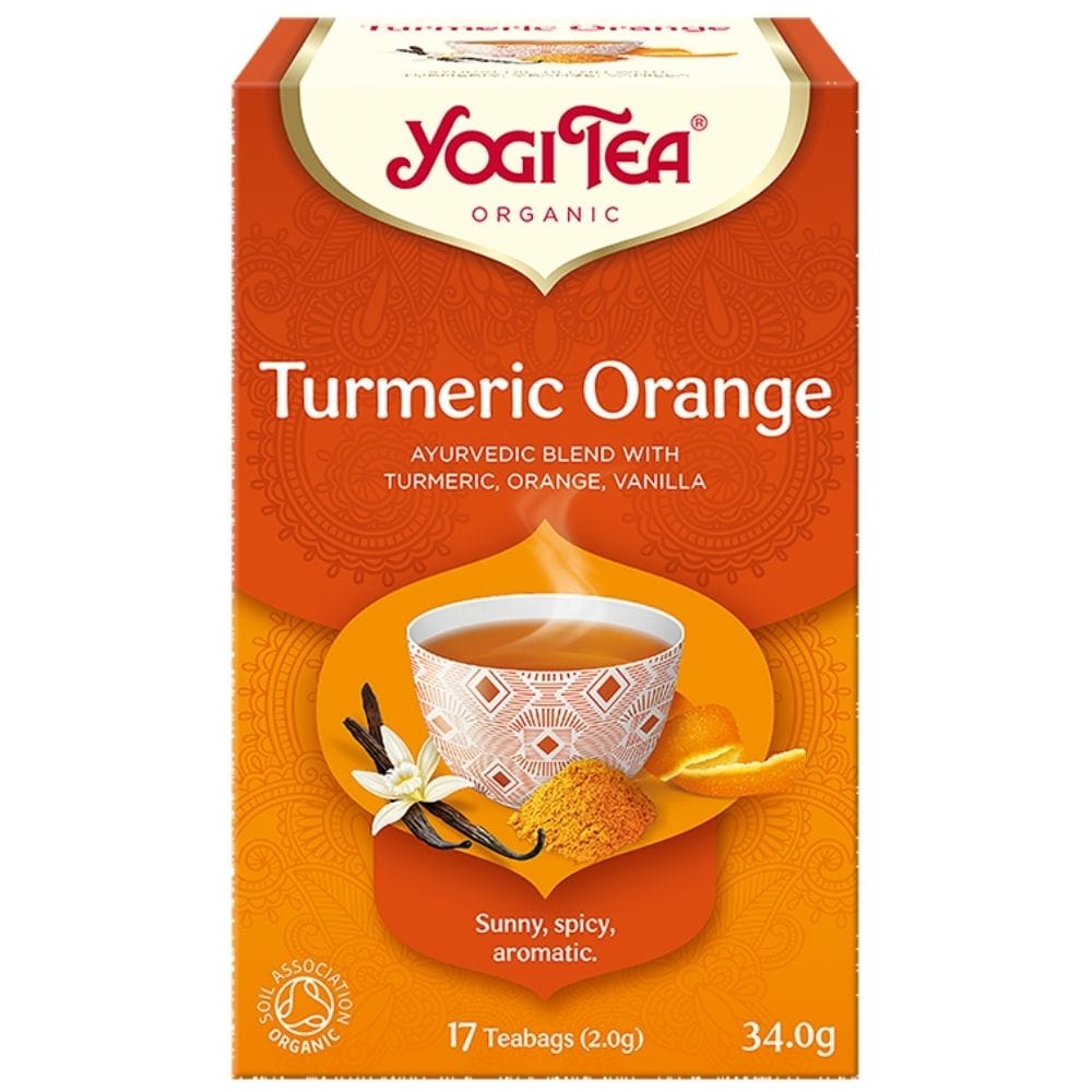 Yogi Tea Turmeric Orange, Spicy-Fruity - 17 Sachets