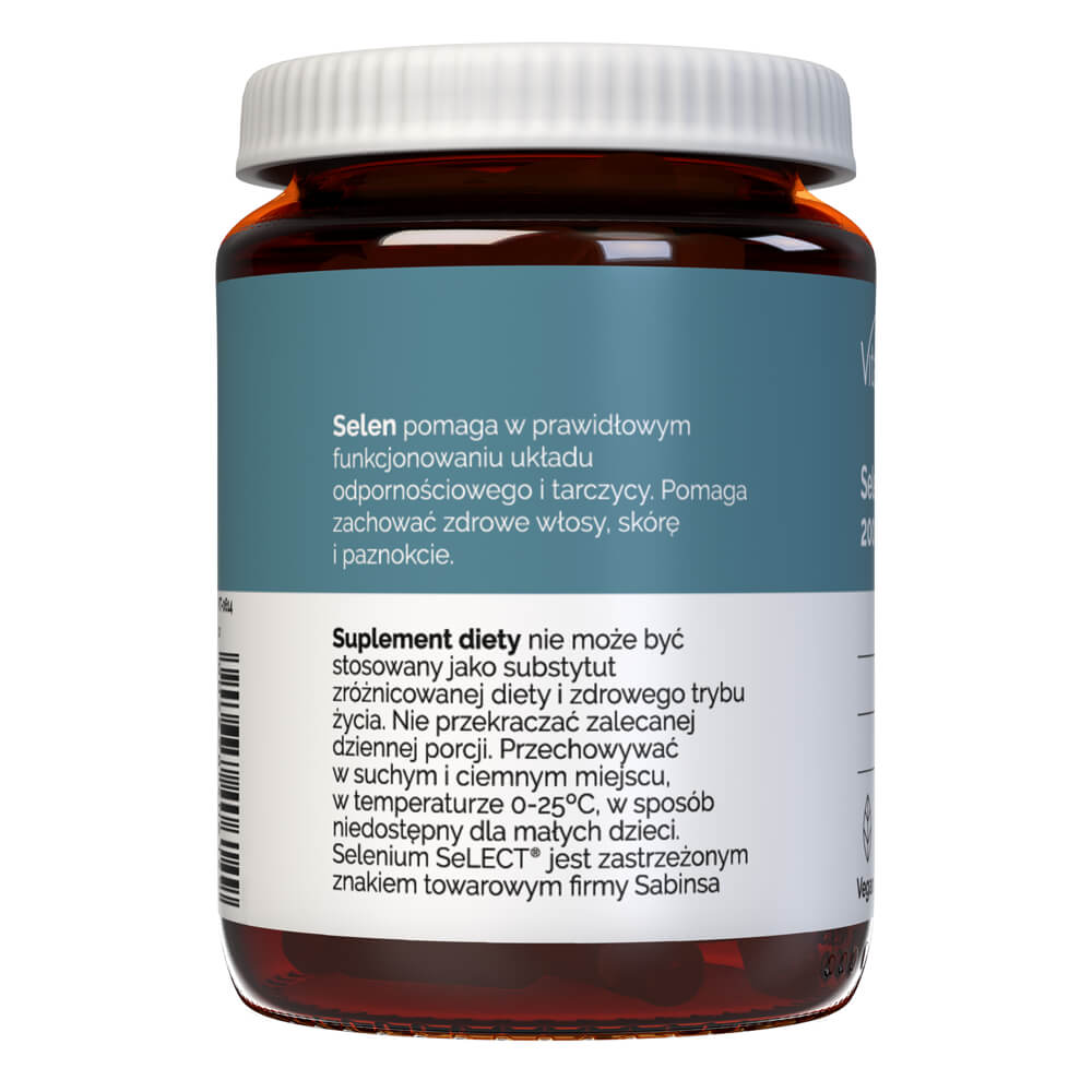 Vitaler's Organic Selenium 200 mcg - 120 Capsules