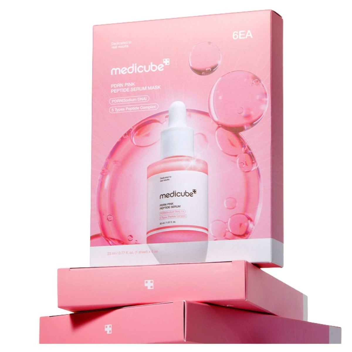Medicube PDRN Pink Peptide Serum Mask - 6 Sheets