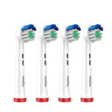 Puries Boost Electric Toothbrush Heads for Oral-B - 4 Pieces