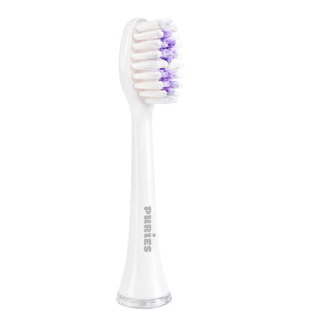 Puries Prime White Electric Toothbrush Heads for Seysso - 4 Pieces