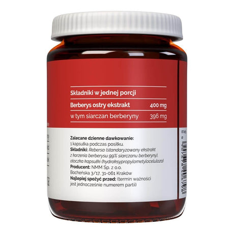 Vitaler's Berberine (Barberry) 400 mg - 60 Capsules