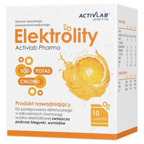 Activlab Pharma Electrolytes, Orange - 10 Sachets