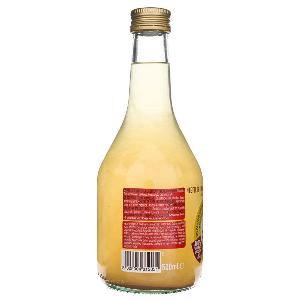 Alce Nero Apple Cider Vinegar Unfiltered - 500 ml