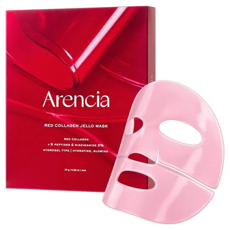 Arencia Red Collagen Jello Mask - 4 Pieces