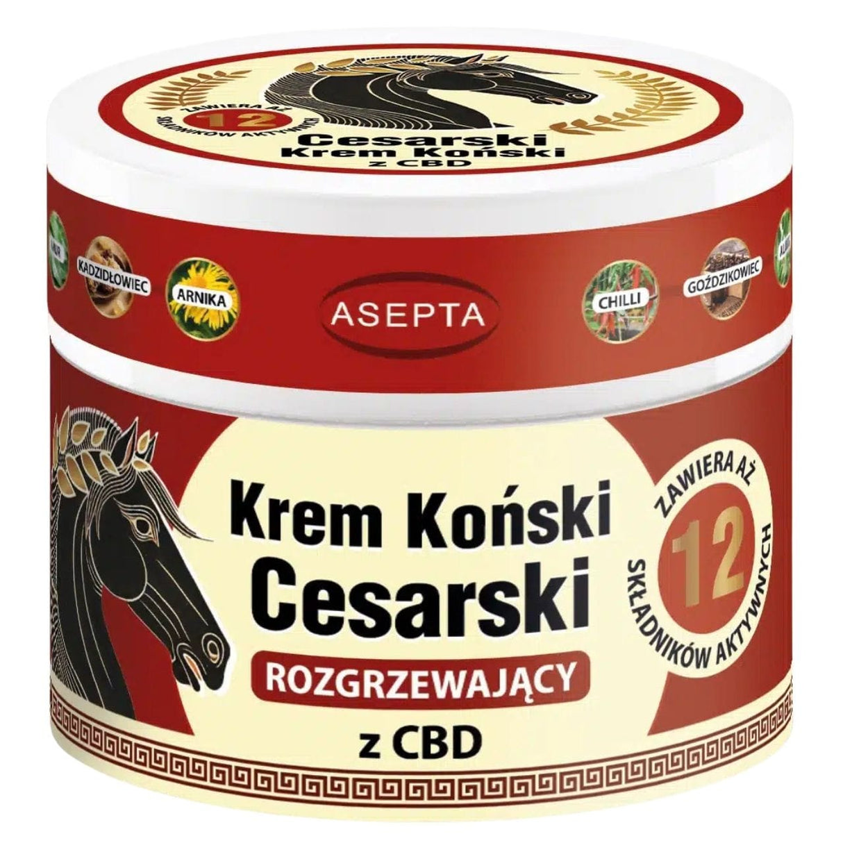 Asepta Horse Warming Cream with CBD - 150 ml