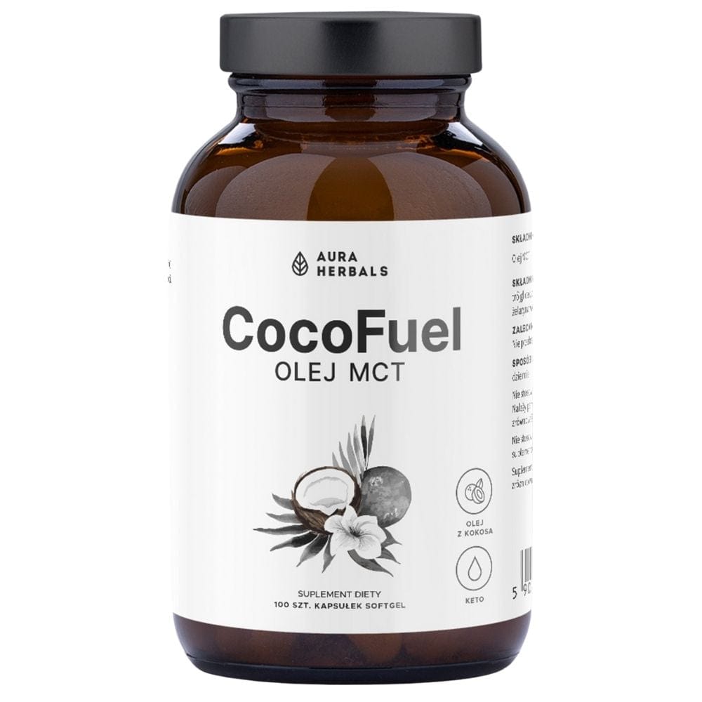 Aura Herbals Coco Fuel, MCT Oil 2000 mg - 100 Capsules