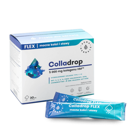 Aura Herbals Colladrop Flex Marine Collagen 5000 mg - 30 Sachets