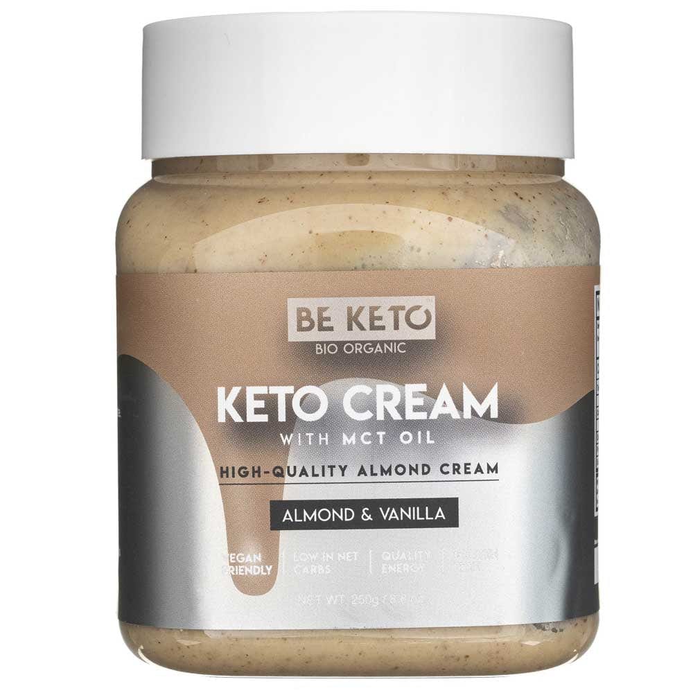 BeKeto Keto Cream with MCT Oil, Almond & Vanilla - 250 g