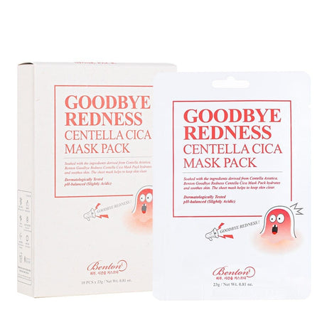 Benton Soothing Goodbye Redness Centella Mask - 10 pieces