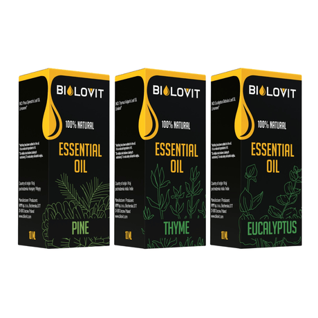 Bilovit Essential Oil Set, for Colds - 3 Pieces