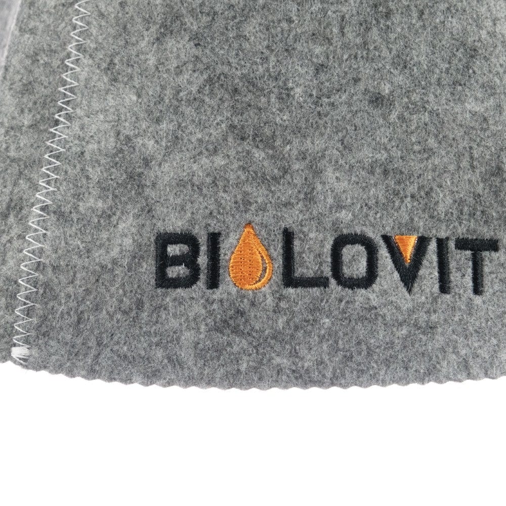 Bilovit Felt Sauna Cap, Grey - 1 Piece