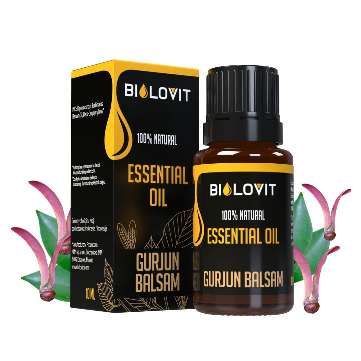 Bilovit Gurjun Balsam Essential Oil - 10 ml
