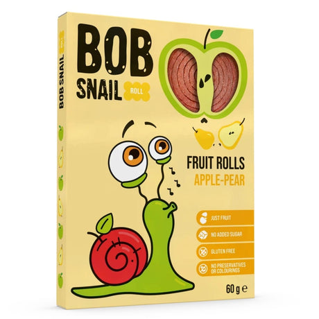 Bob Snail Rollsy Fruit, Apple-Pear - 60 g