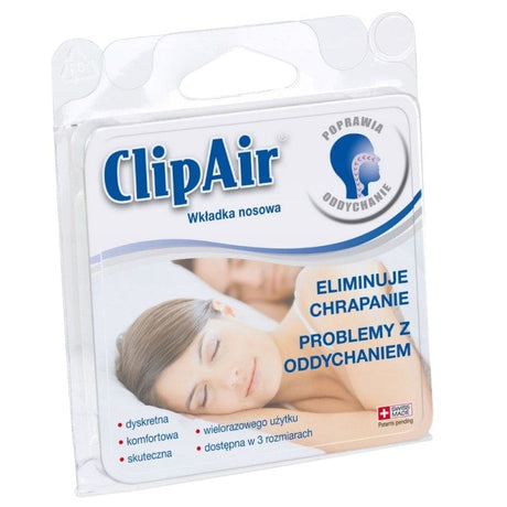 ClipAir Nasal Inserts to Aid Breathing – 3 Sizes: S, M, L