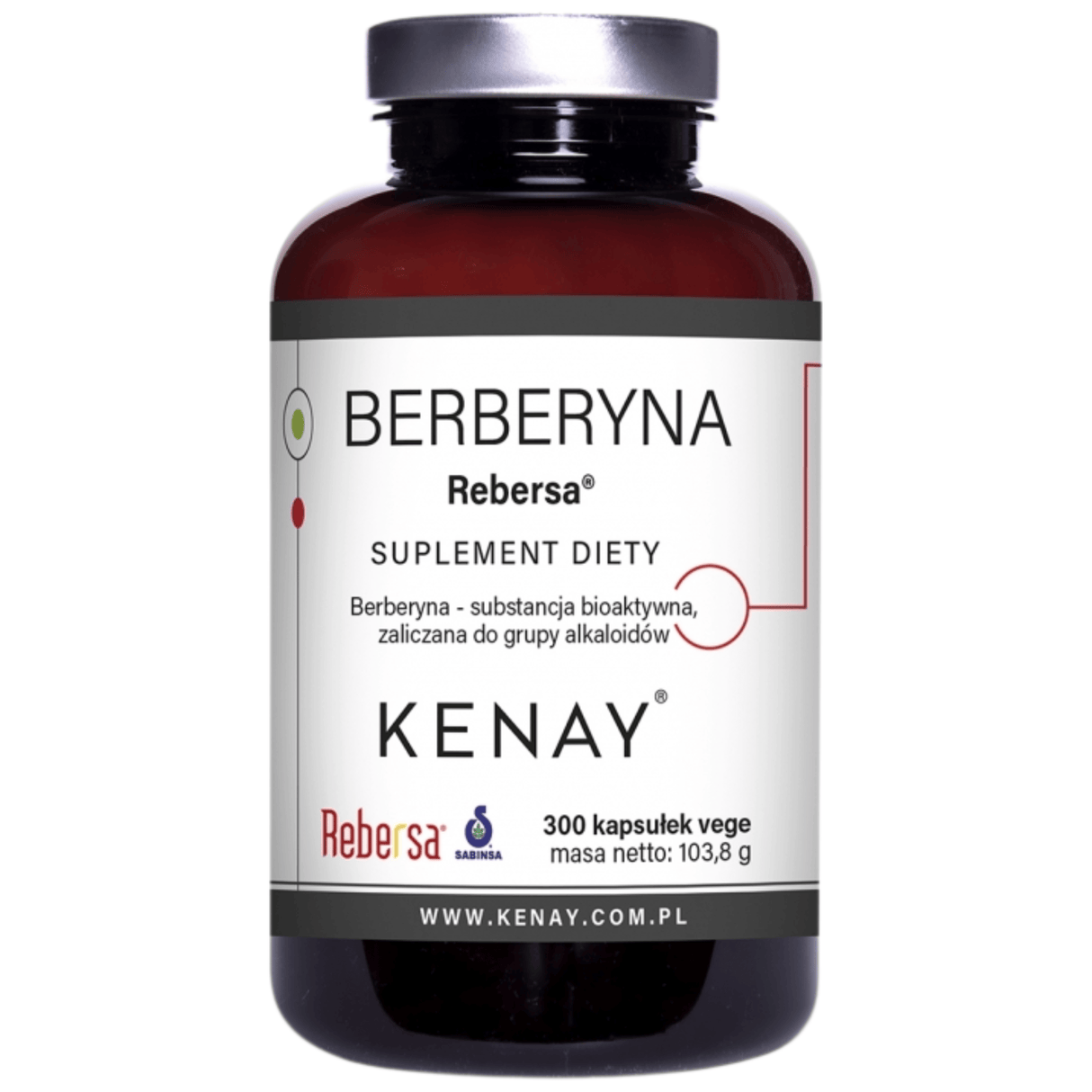Kenay Berberine REBERSA®  - 300 Capsules