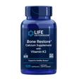 Life Extension Bone Restore with Vitamin K2 - 60 Tablets