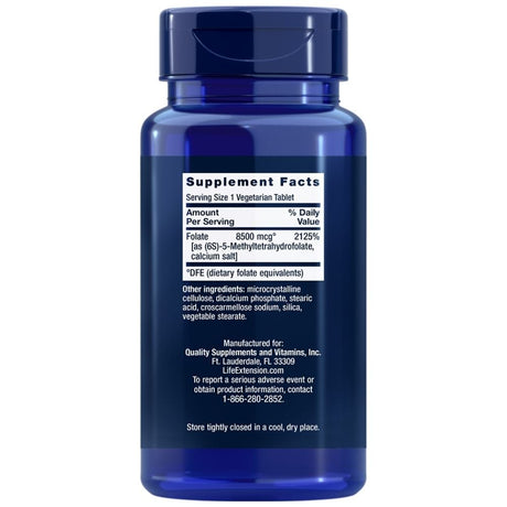 Life Extension High Potency Optimized Folate 8500 mcg - 30 Tablets