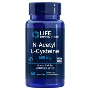 Life Extension N-Acetyl-L-Cysteine (NAC) 600 mg - 60 Capsules