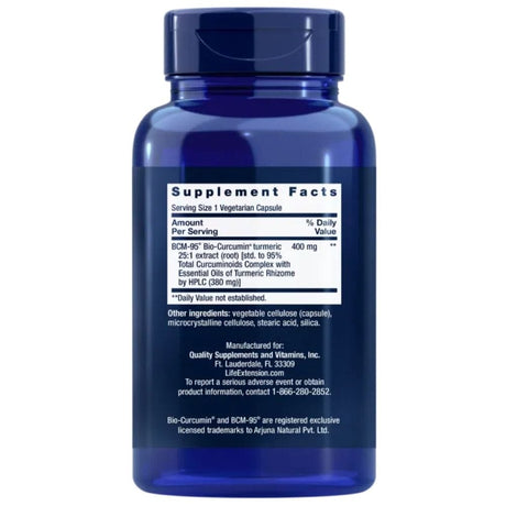 Life Extension Super Bio-Curcumin Extract 400 mg - 60 Capsules