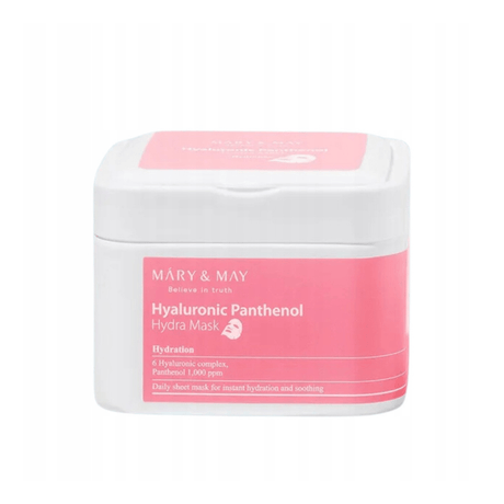 Mary&May Hyaluronic Panthenol Hydra Mask - 30 pieces