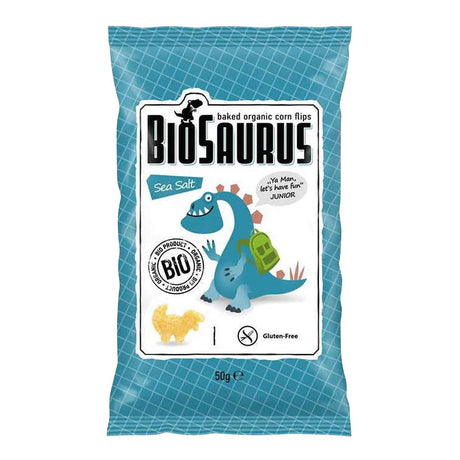 McLloyd's BioSaurus Gluten Free Sea Salt Crisps BIO - 50 g