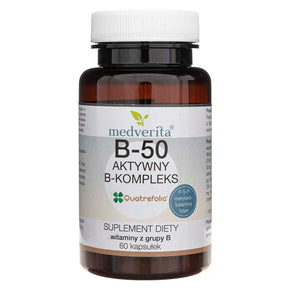 Medverita B-50 Methylated B-complex - 60 Capsules