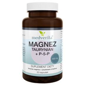 Medverita Magnesium Taurate + P-5-P - 50 Capsules