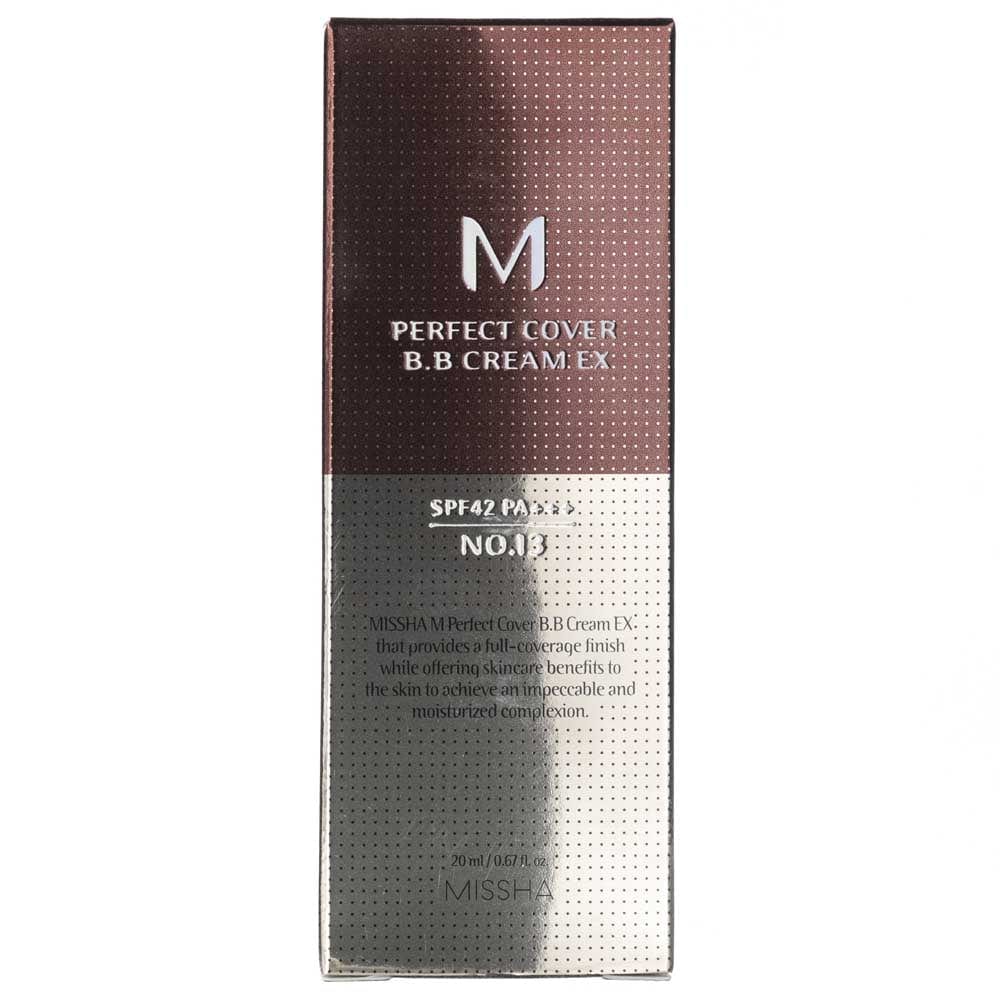 Missha M Perfect Cover B.B Cream SPF 42 PA+++ NO.13 Bright Beige - 20 ml