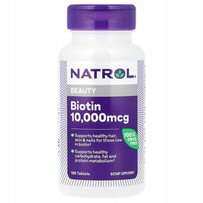 Natrol Biotin 10,000 mcg - 100 Tablets