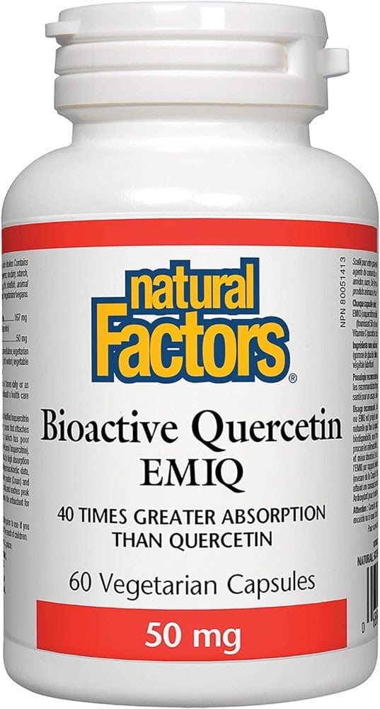 Natural Factors Bioactive Quercetin EMIQ - 60 Capsules