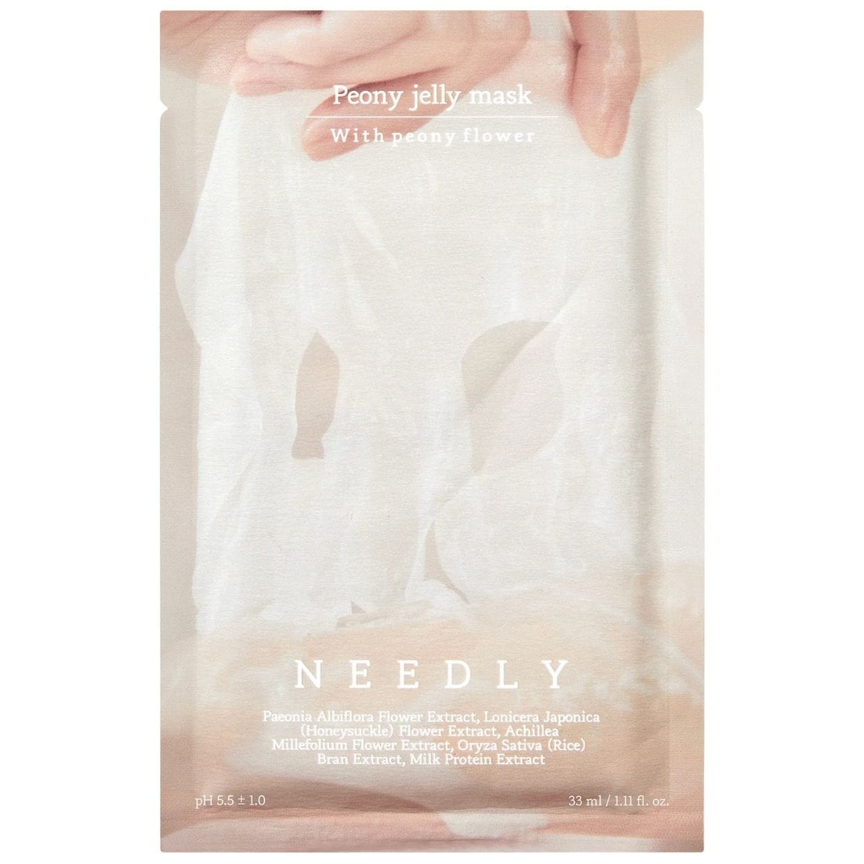 Needly Peony Jelly Moisturising Sheet Mask with Peony - 33 ml