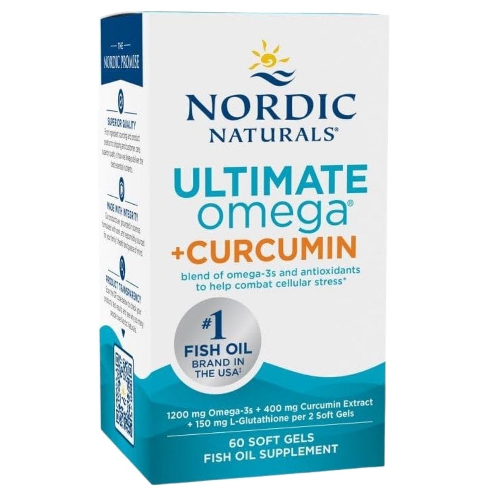 Nordic Naturals Ultimate Omega + Curcumin - 60 Capsules