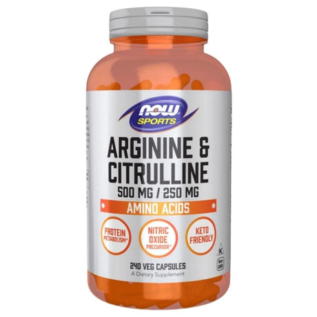 Now Foods Arginine & Citrulline - 240 Capsules
