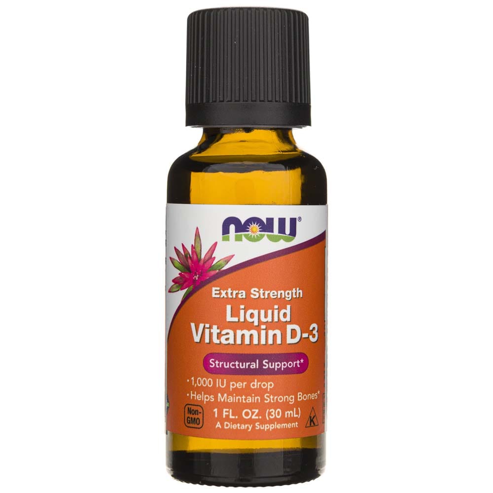 Now Foods Vitamin D3 Liquid Extra Strength 1000 IU - 30 ml