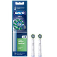 Oral-B Heads Cross Action Electric Toothbrush Heads, White - 2 Pieces