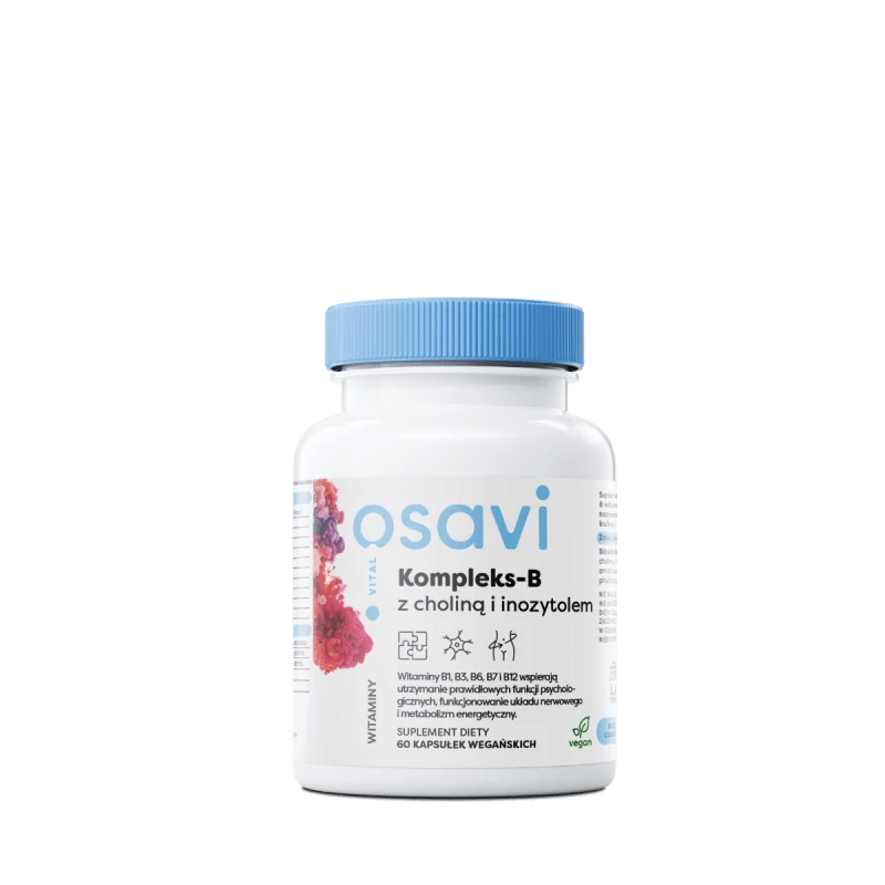 Osavi Complex-B with Choline and Inositol - 60 Veg Capsules