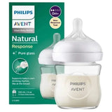 Philips Avent Philips Avent Responsive Natural, Glass Baby Bottle - 120 ml